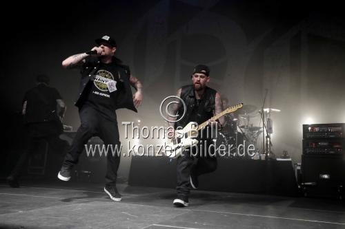 Amerikanische Punk-Rock-Band Good Charlotte gastiert auf ihrer 